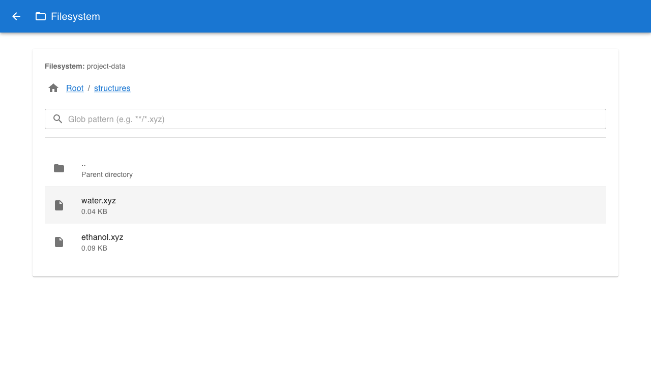 File browser