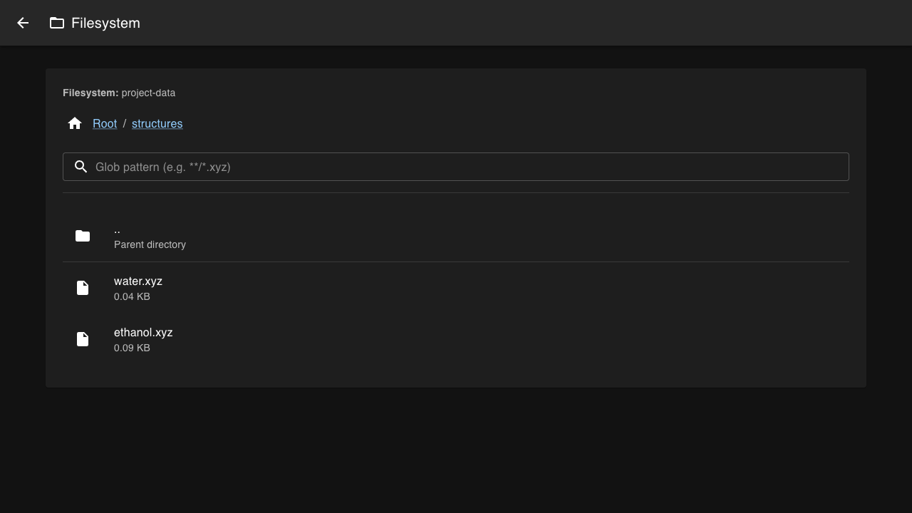 File browser