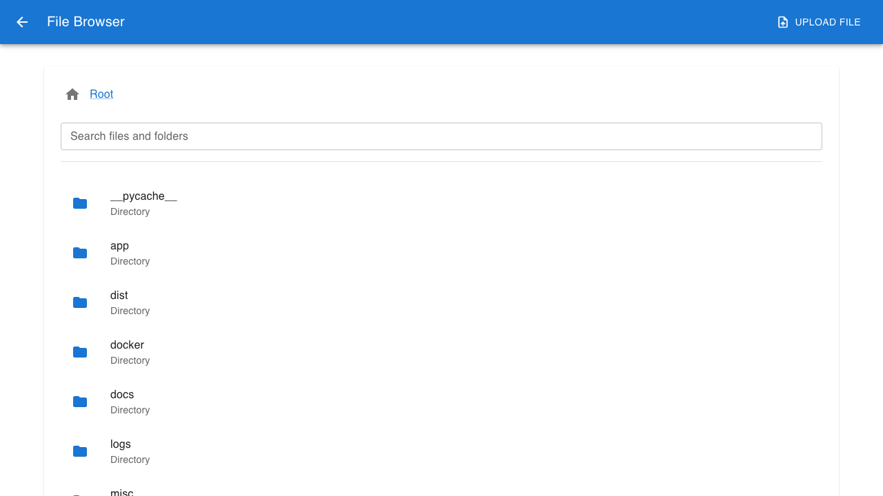 File browser
