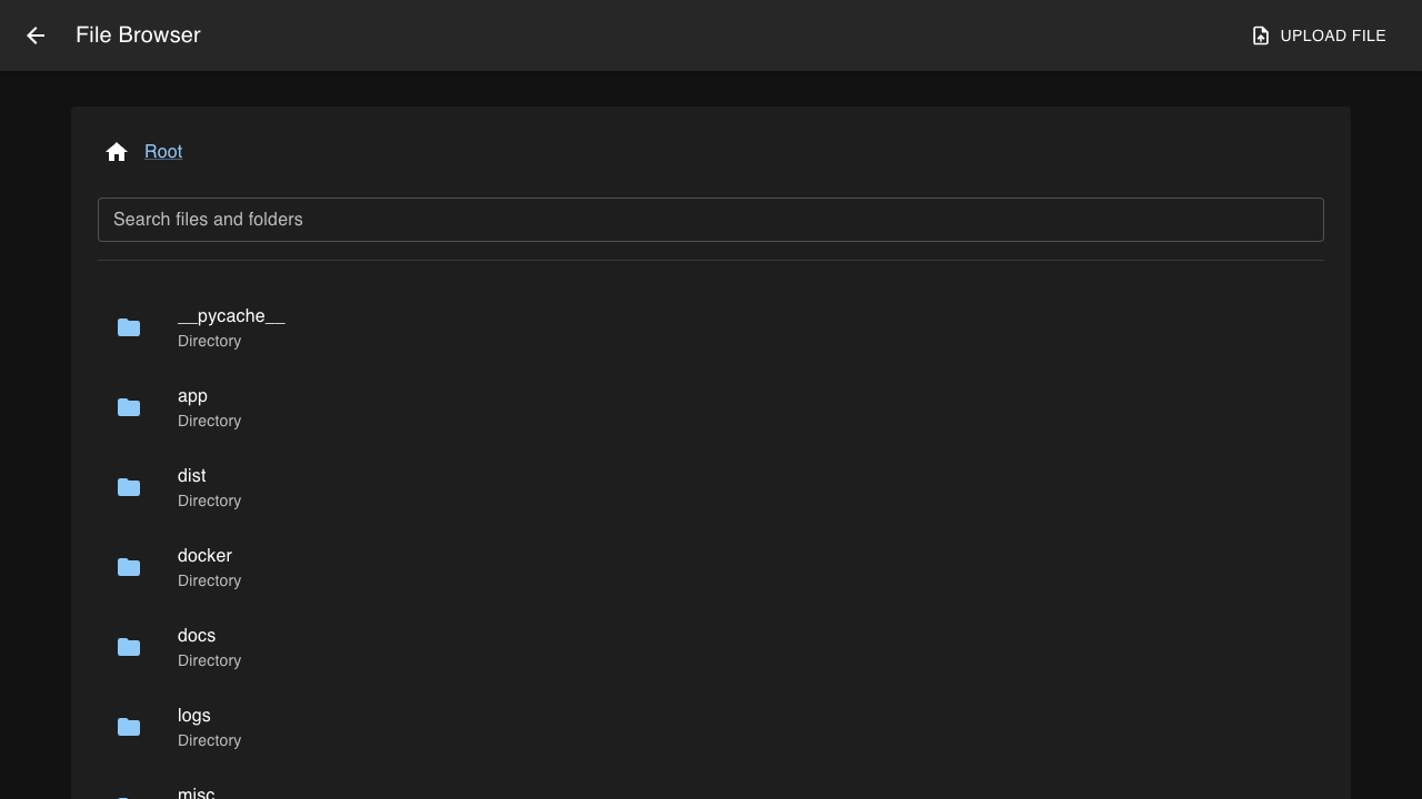 File browser