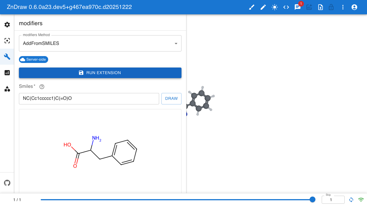 Molecule builder
